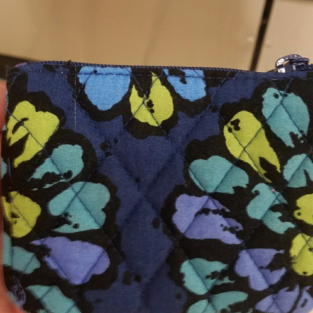 Dark blue Vera Bradley coin purse.